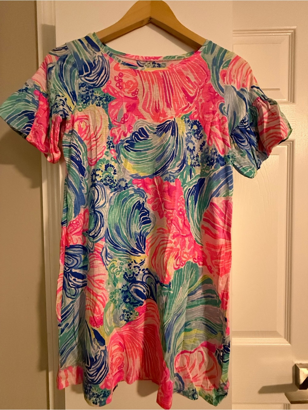 Lilly Pulitzer Pink, Blue & Green Shell-Print Tunic